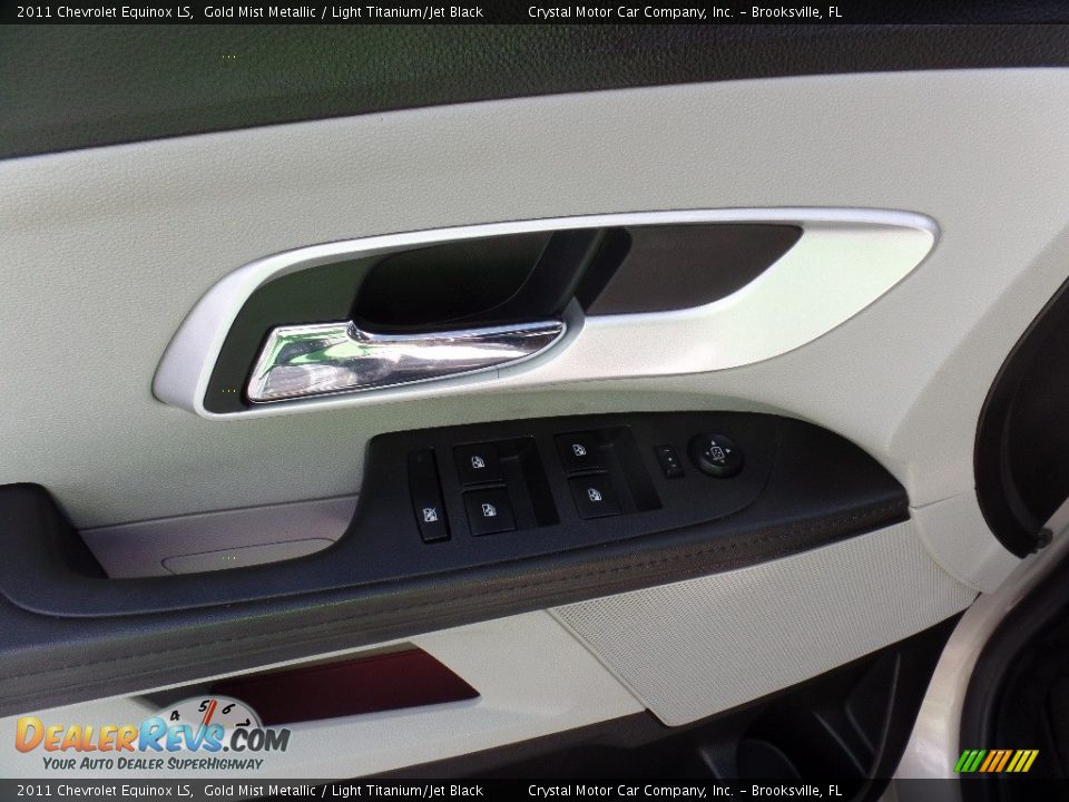 2011 Chevrolet Equinox LS Gold Mist Metallic / Light Titanium/Jet Black Photo #18
