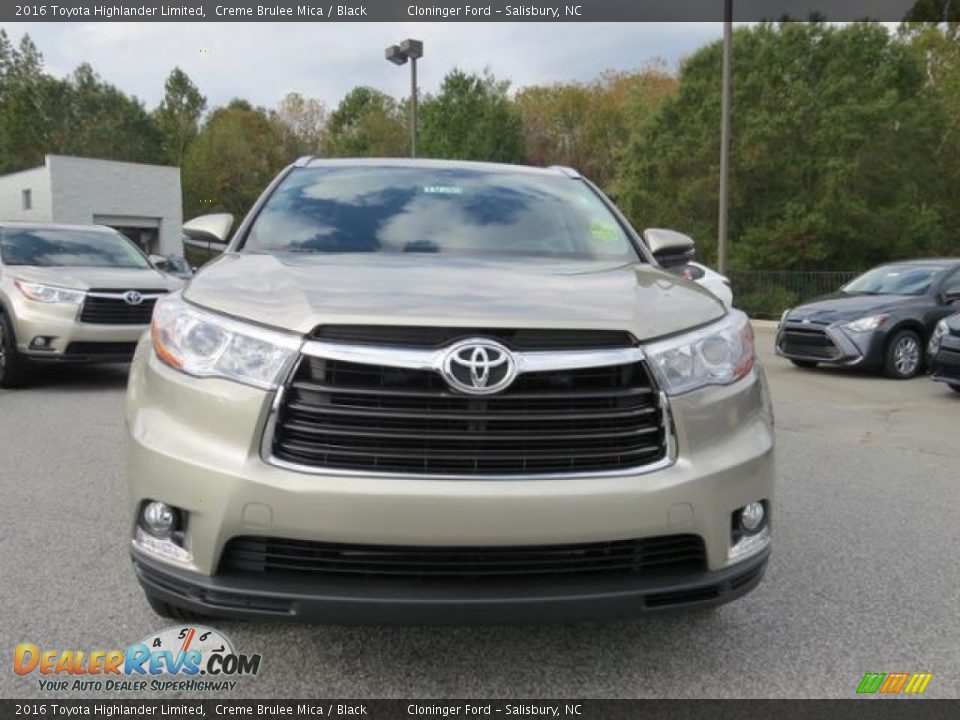 2016 Toyota Highlander Limited Creme Brulee Mica / Black Photo #2