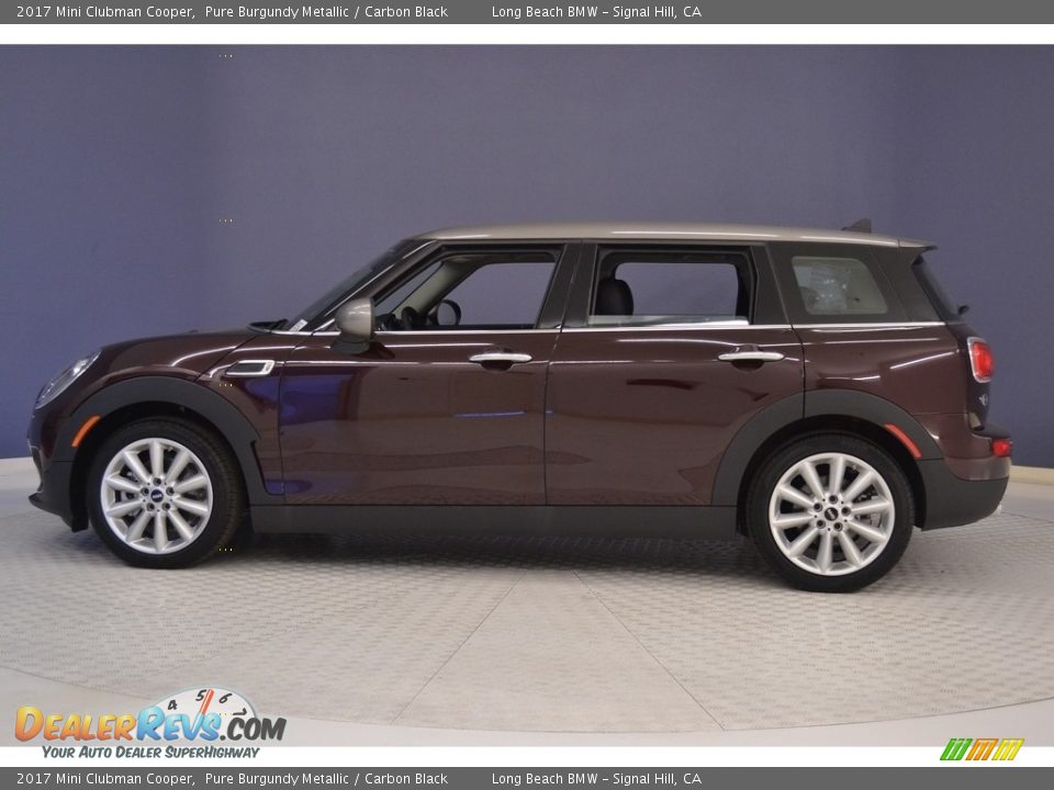 2017 Mini Clubman Cooper Pure Burgundy Metallic / Carbon Black Photo #3