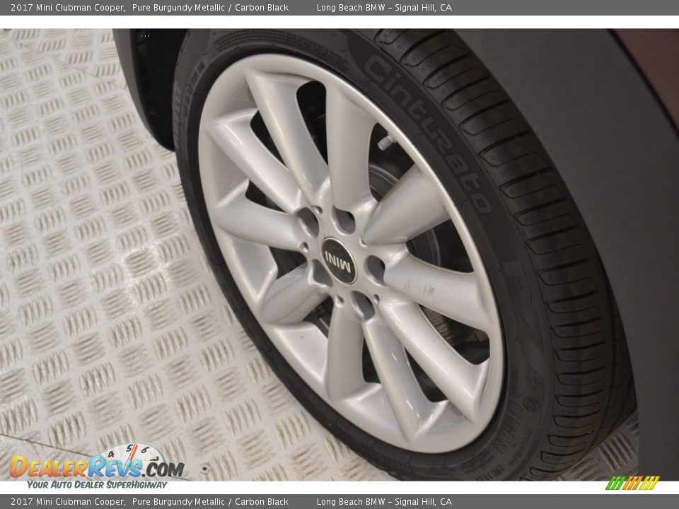2017 Mini Clubman Cooper Pure Burgundy Metallic / Carbon Black Photo #6