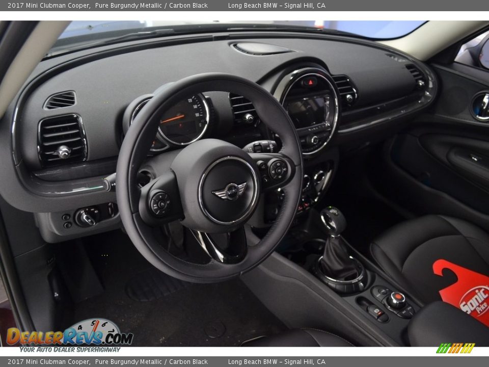 2017 Mini Clubman Cooper Pure Burgundy Metallic / Carbon Black Photo #7