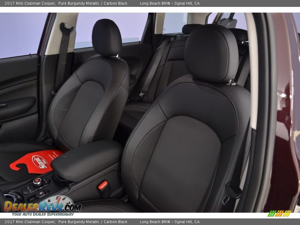 2017 Mini Clubman Cooper Pure Burgundy Metallic / Carbon Black Photo #8