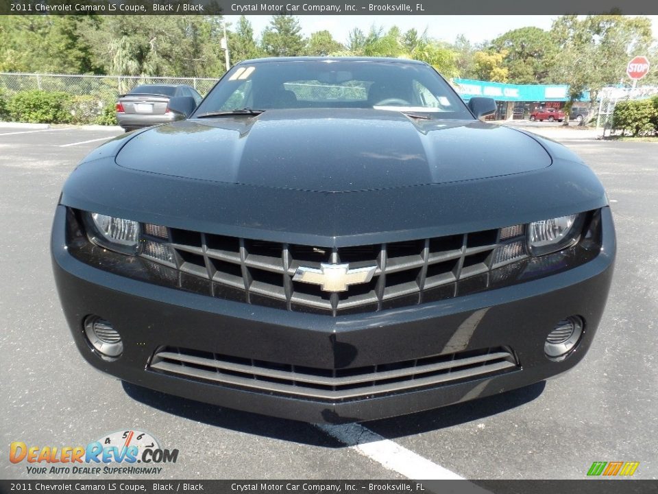 2011 Chevrolet Camaro LS Coupe Black / Black Photo #13