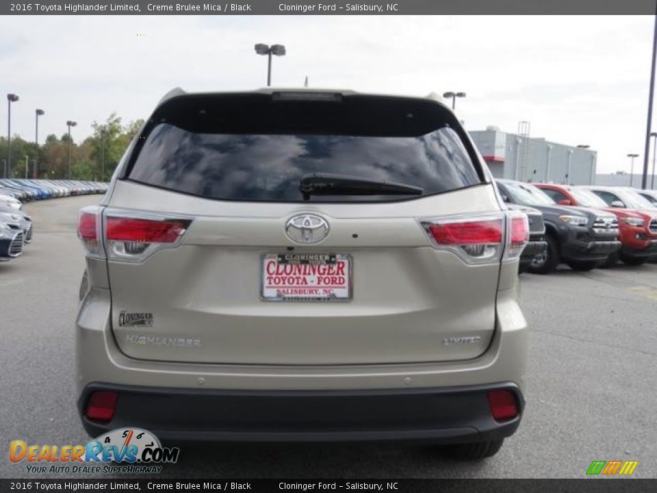 2016 Toyota Highlander Limited Creme Brulee Mica / Black Photo #29