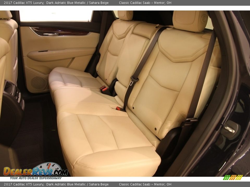 2017 Cadillac XT5 Luxury Dark Adriatic Blue Metallic / Sahara Beige Photo #15