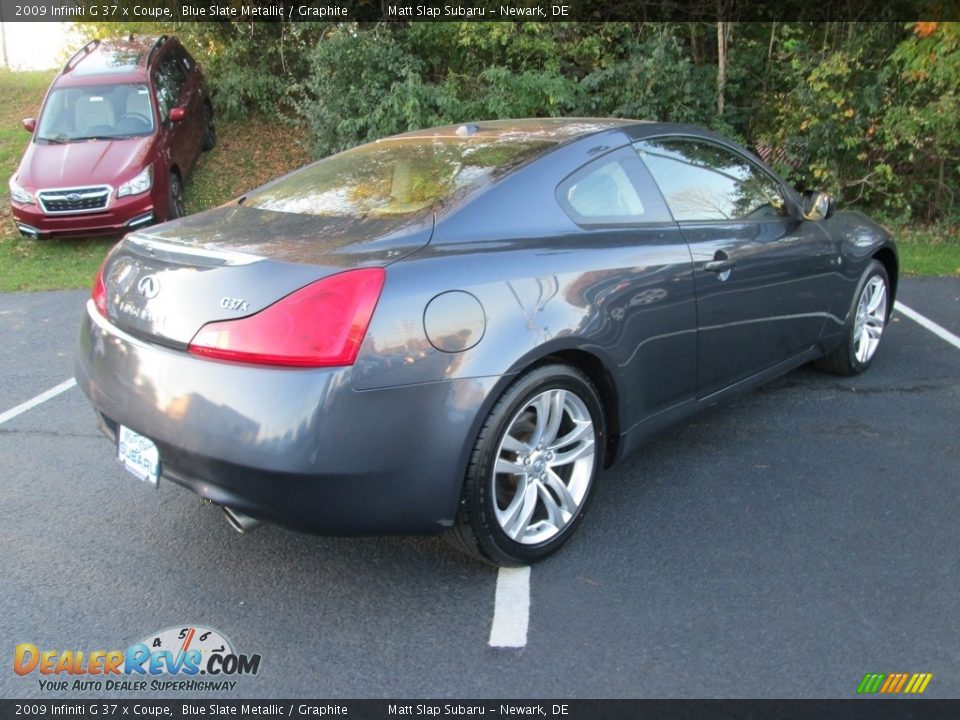 2009 Infiniti G 37 x Coupe Blue Slate Metallic / Graphite Photo #6