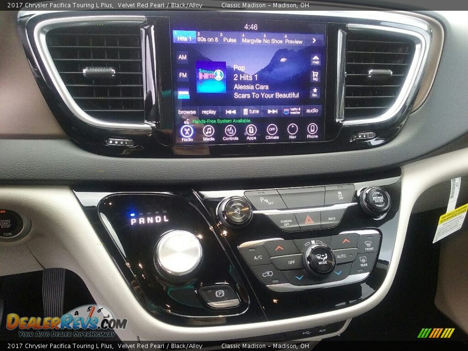 2017 Chrysler Pacifica Touring L Plus Velvet Red Pearl / Black/Alloy Photo #6