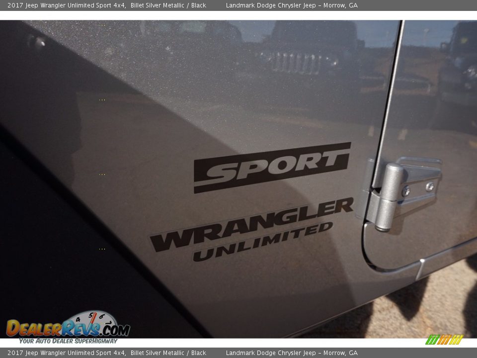 2017 Jeep Wrangler Unlimited Sport 4x4 Billet Silver Metallic / Black Photo #7
