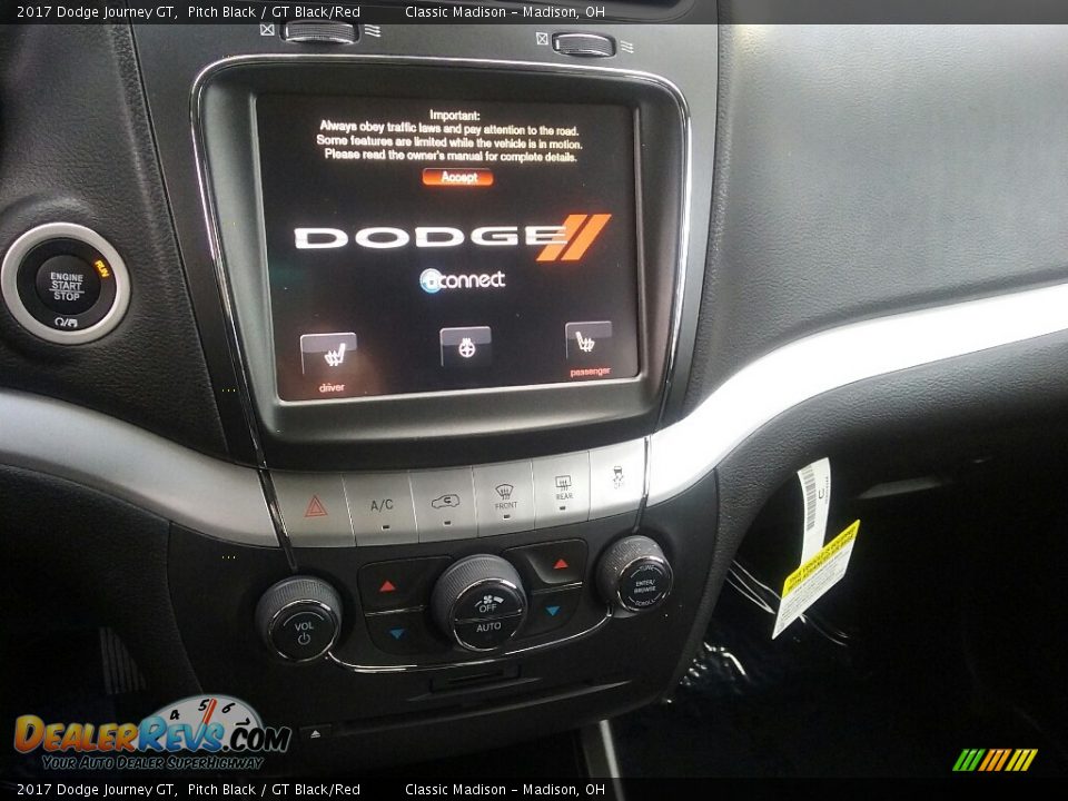 Controls of 2017 Dodge Journey GT Photo #9