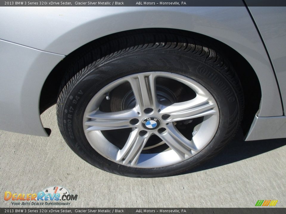 2013 BMW 3 Series 320i xDrive Sedan Glacier Silver Metallic / Black Photo #3