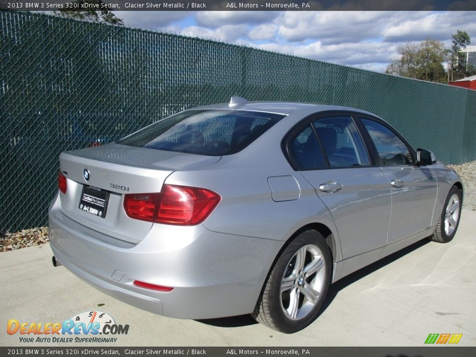 2013 BMW 3 Series 320i xDrive Sedan Glacier Silver Metallic / Black Photo #4
