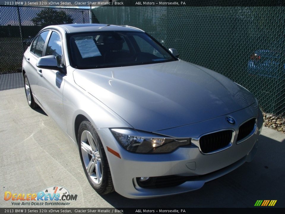 2013 BMW 3 Series 320i xDrive Sedan Glacier Silver Metallic / Black Photo #5