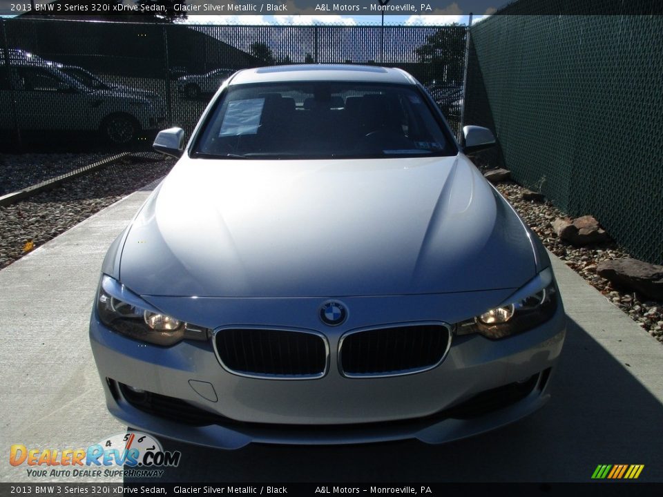 2013 BMW 3 Series 320i xDrive Sedan Glacier Silver Metallic / Black Photo #6