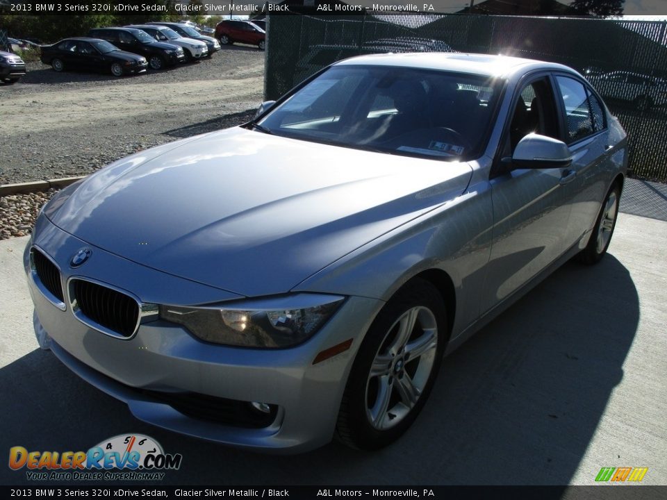 2013 BMW 3 Series 320i xDrive Sedan Glacier Silver Metallic / Black Photo #7