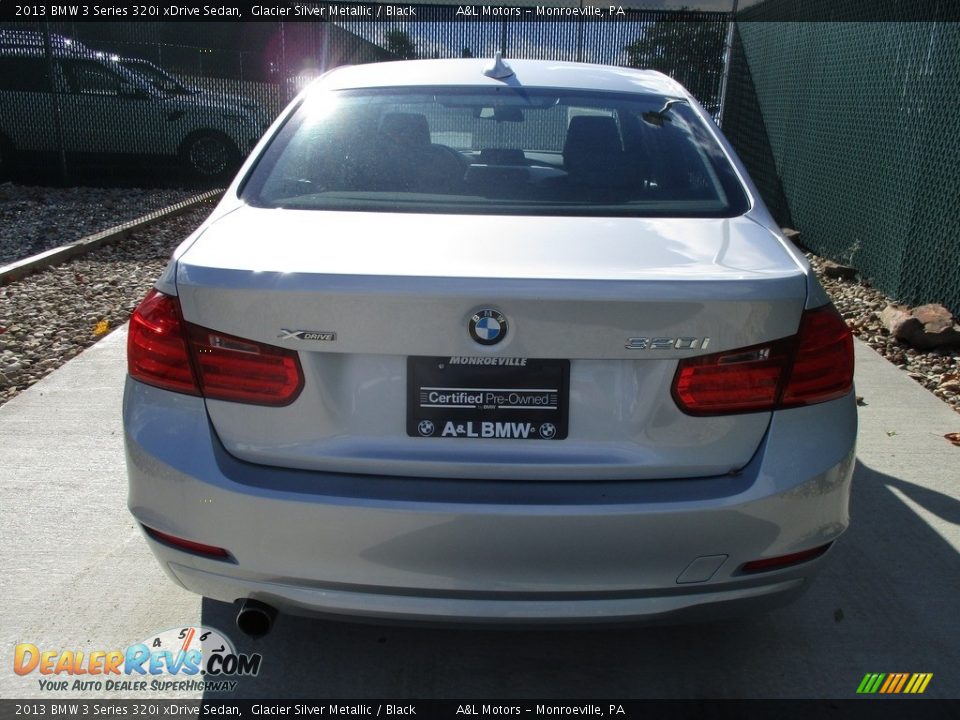 2013 BMW 3 Series 320i xDrive Sedan Glacier Silver Metallic / Black Photo #9