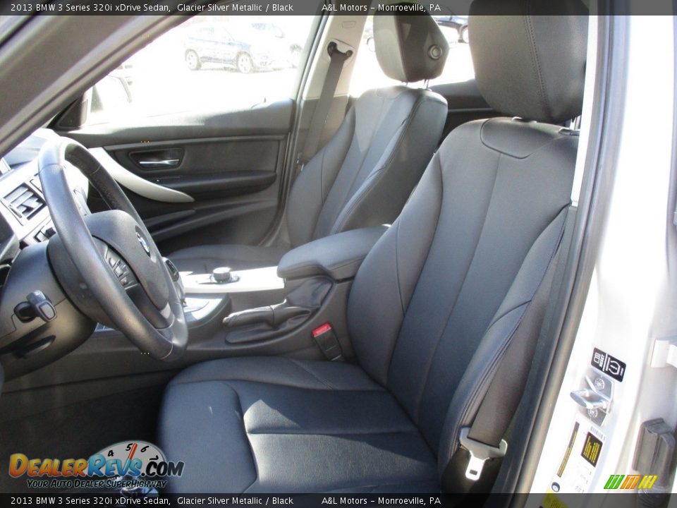 2013 BMW 3 Series 320i xDrive Sedan Glacier Silver Metallic / Black Photo #13
