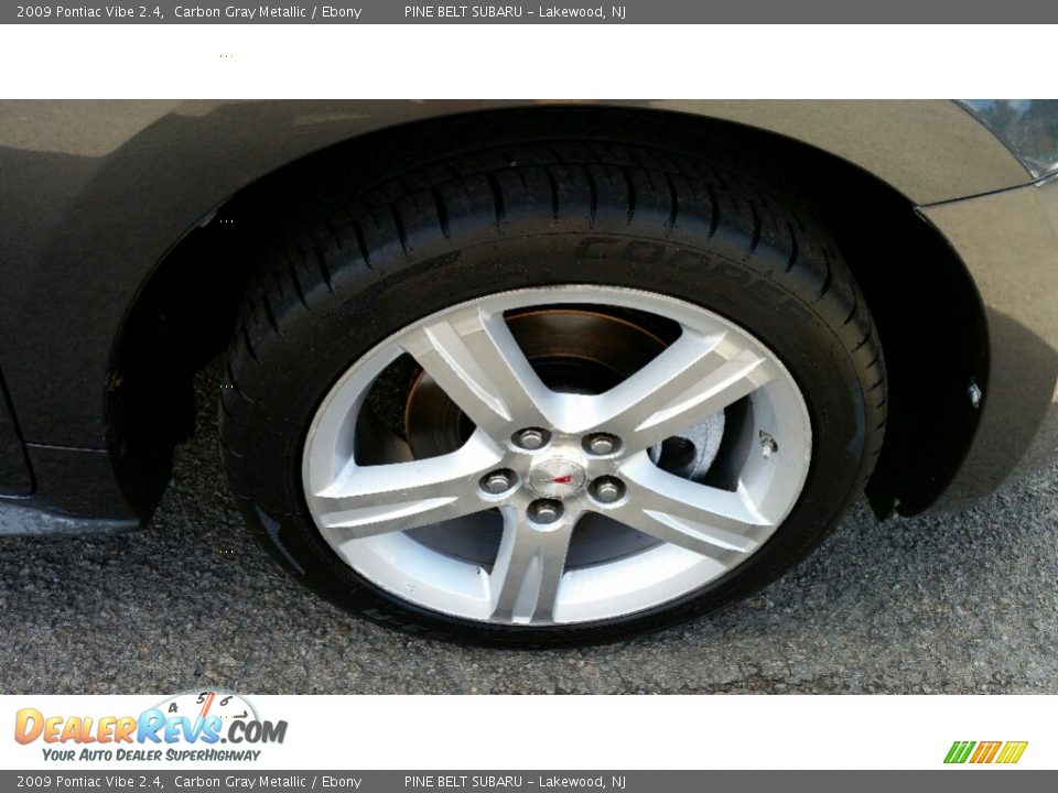 2009 Pontiac Vibe 2.4 Carbon Gray Metallic / Ebony Photo #4