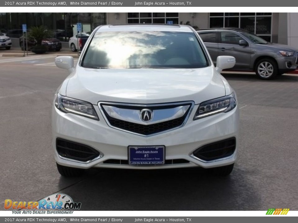 2017 Acura RDX Technology AWD White Diamond Pearl / Ebony Photo #2