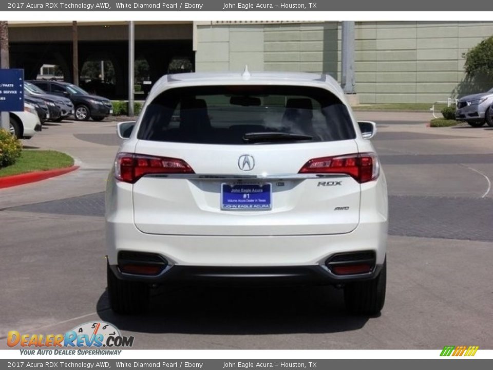 2017 Acura RDX Technology AWD White Diamond Pearl / Ebony Photo #6