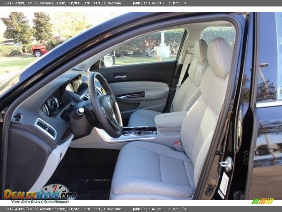 Graystone Interior - 2017 Acura TLX V6 Advance Sedan Photo #12