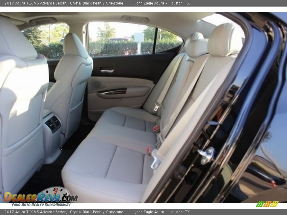Rear Seat of 2017 Acura TLX V6 Advance Sedan Photo #14