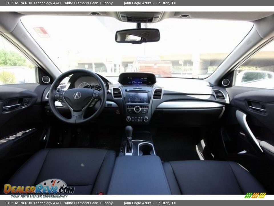 2017 Acura RDX Technology AWD White Diamond Pearl / Ebony Photo #9