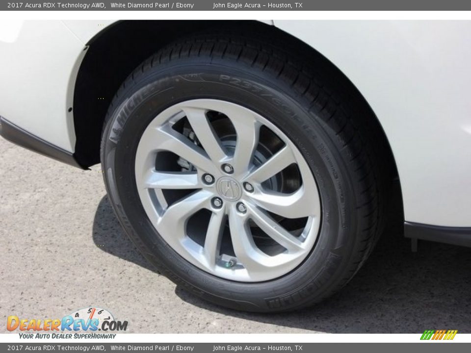 2017 Acura RDX Technology AWD White Diamond Pearl / Ebony Photo #11