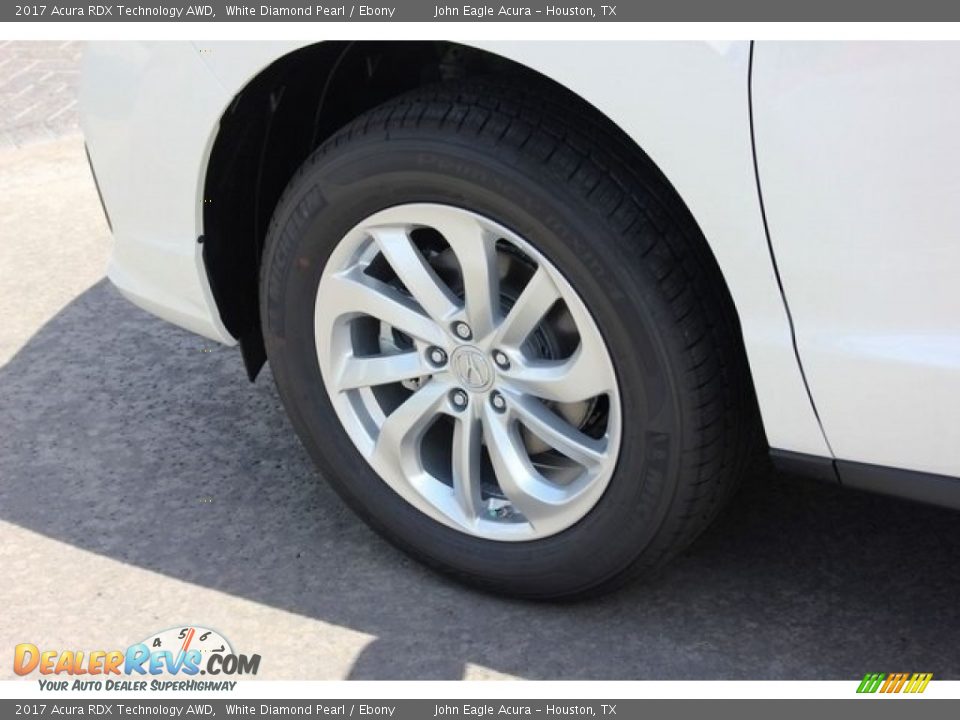 2017 Acura RDX Technology AWD White Diamond Pearl / Ebony Photo #13
