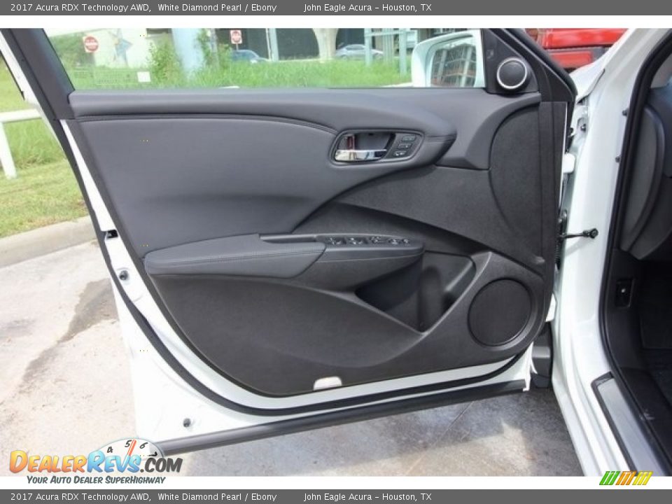 2017 Acura RDX Technology AWD White Diamond Pearl / Ebony Photo #19