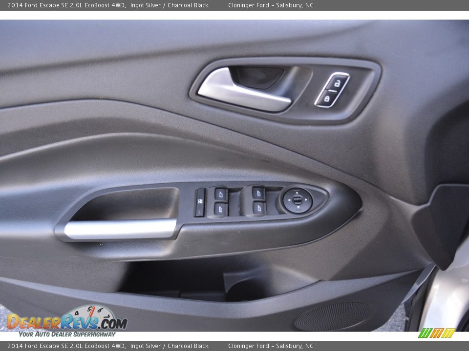2014 Ford Escape SE 2.0L EcoBoost 4WD Ingot Silver / Charcoal Black Photo #8