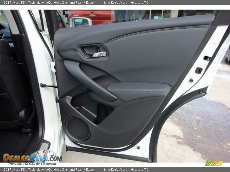 2017 Acura RDX Technology AWD White Diamond Pearl / Ebony Photo #25
