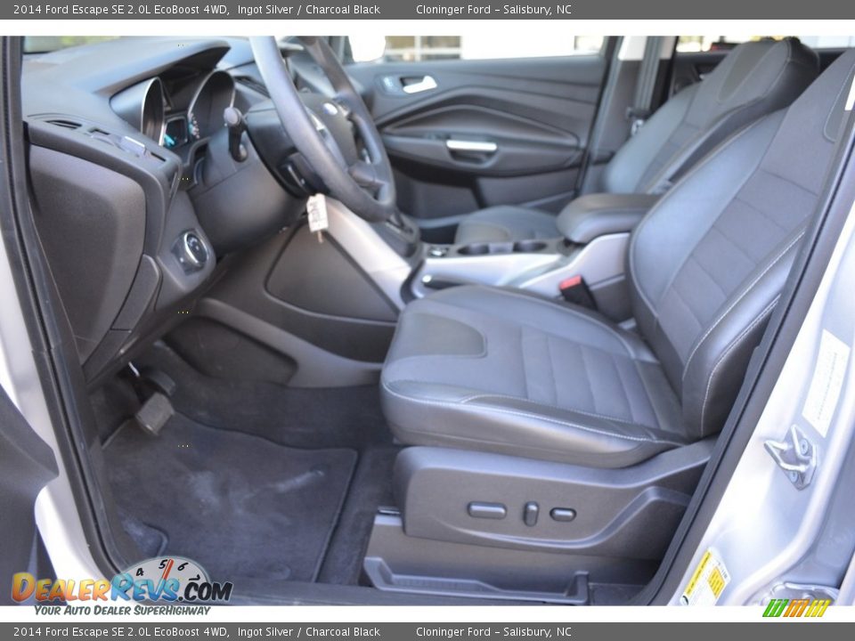 2014 Ford Escape SE 2.0L EcoBoost 4WD Ingot Silver / Charcoal Black Photo #9