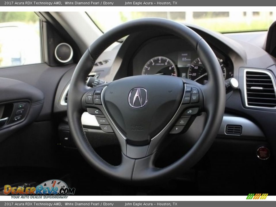 2017 Acura RDX Technology AWD White Diamond Pearl / Ebony Photo #31