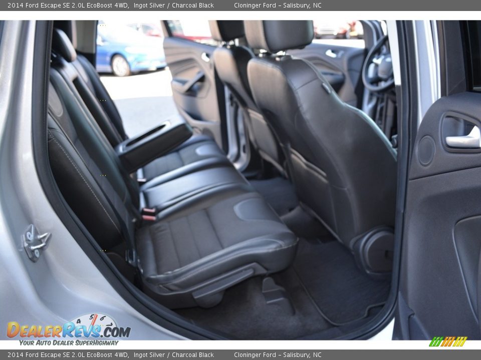 2014 Ford Escape SE 2.0L EcoBoost 4WD Ingot Silver / Charcoal Black Photo #13