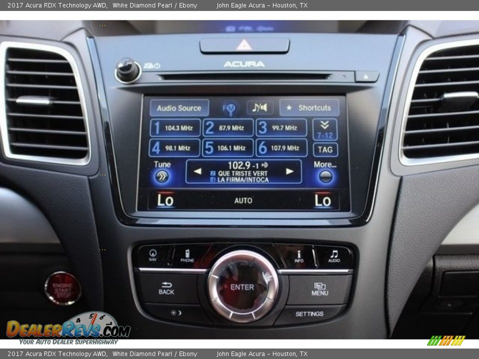 2017 Acura RDX Technology AWD White Diamond Pearl / Ebony Photo #34