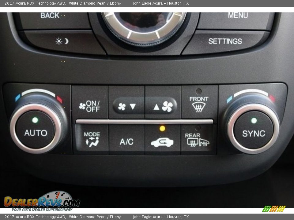 2017 Acura RDX Technology AWD White Diamond Pearl / Ebony Photo #35