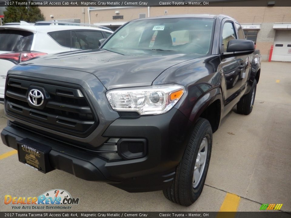 2017 Toyota Tacoma SR Access Cab 4x4 Magnetic Gray Metallic / Cement Gray Photo #1