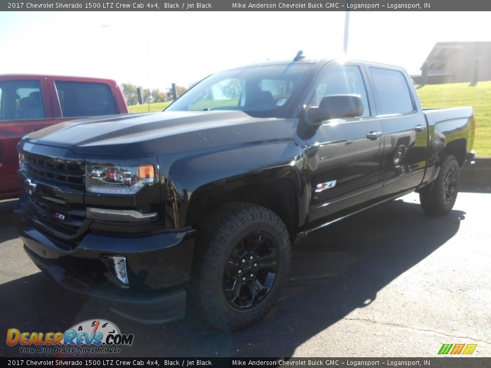 2017 Chevrolet Silverado 1500 LTZ Crew Cab 4x4 Black / Jet Black Photo #5