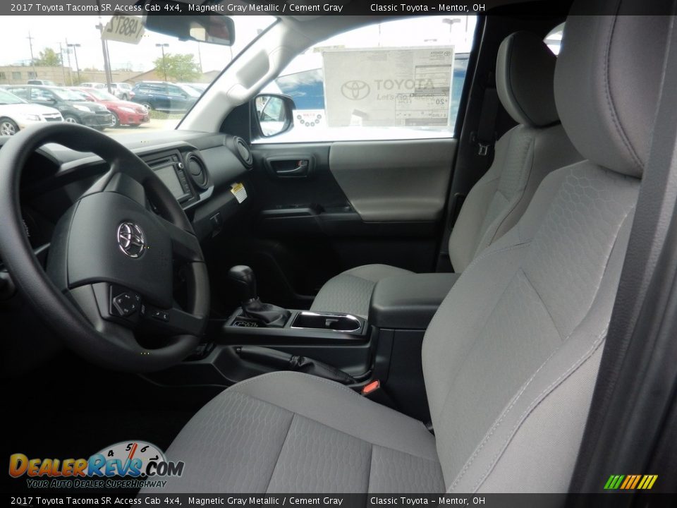 2017 Toyota Tacoma SR Access Cab 4x4 Magnetic Gray Metallic / Cement Gray Photo #3