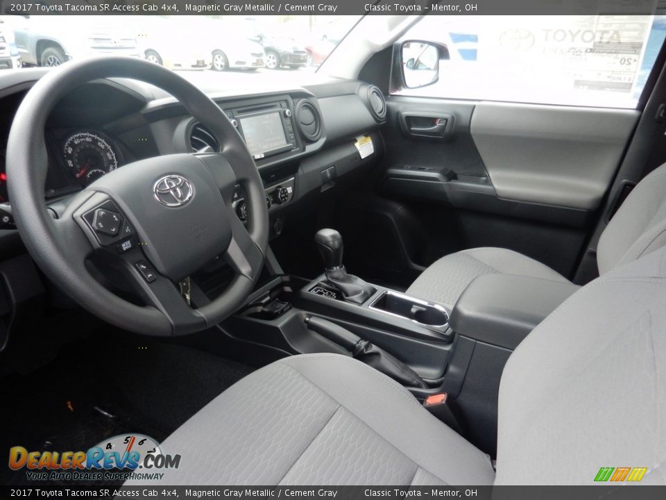 2017 Toyota Tacoma SR Access Cab 4x4 Magnetic Gray Metallic / Cement Gray Photo #4