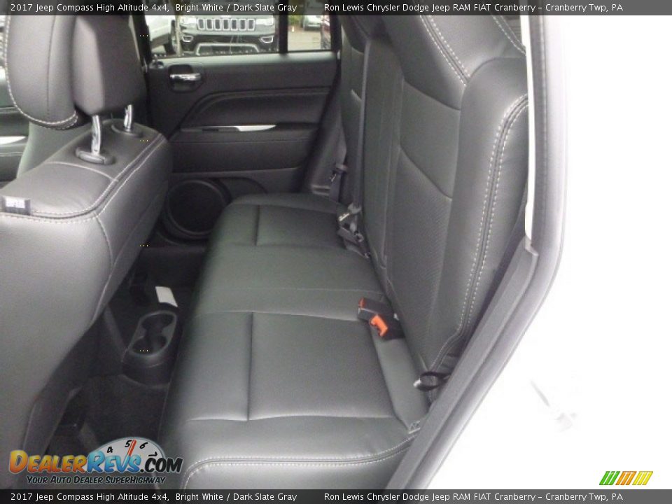 Rear Seat of 2017 Jeep Compass High Altitude 4x4 Photo #4