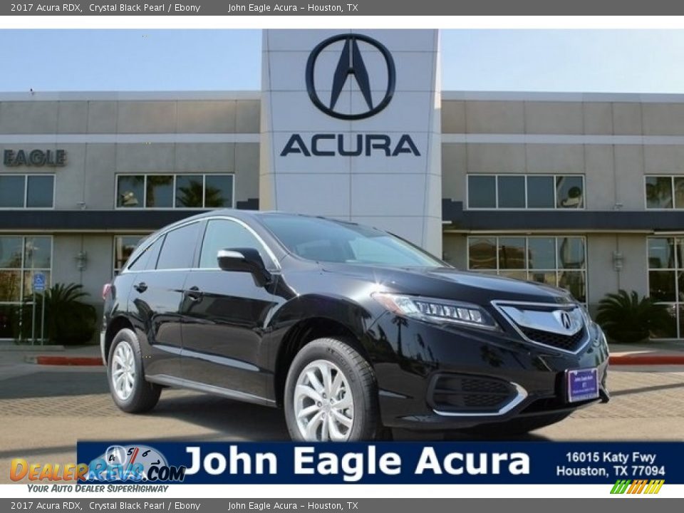 2017 Acura RDX Crystal Black Pearl / Ebony Photo #1