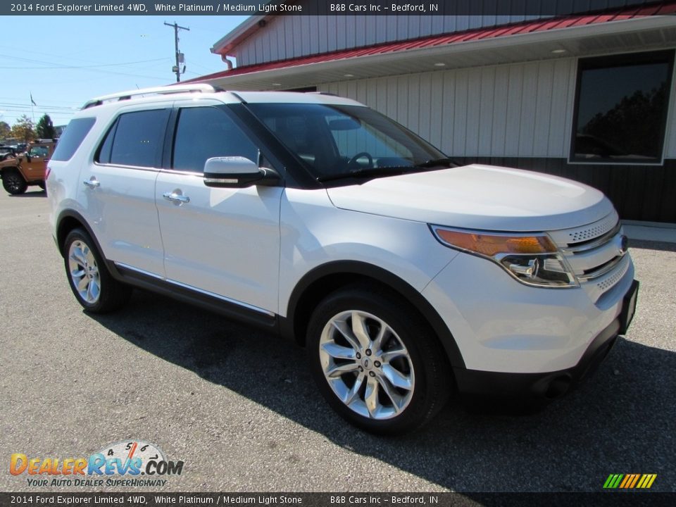 Front 3/4 View of 2014 Ford Explorer Limited 4WD Photo #7