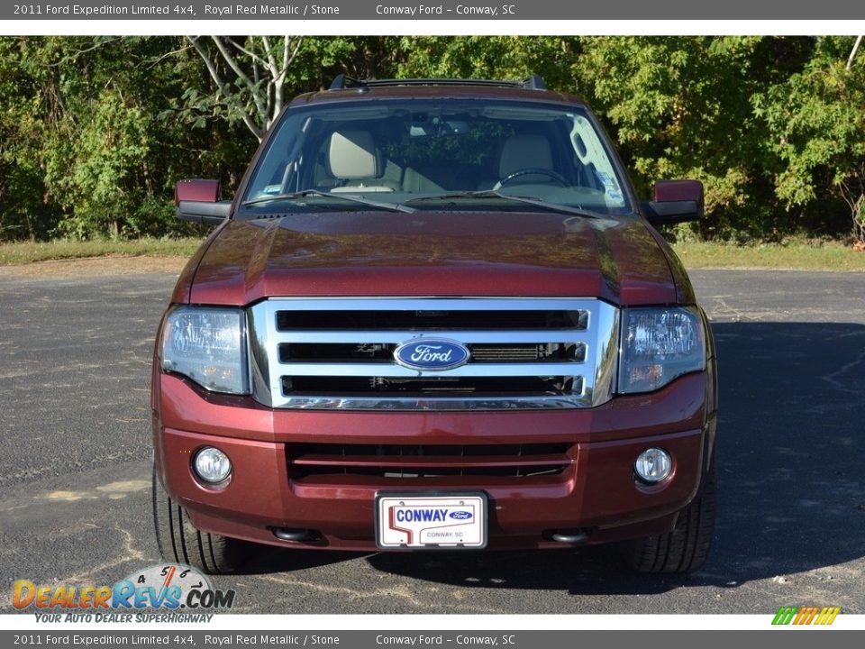 2011 Ford Expedition Limited 4x4 Royal Red Metallic / Stone Photo #13