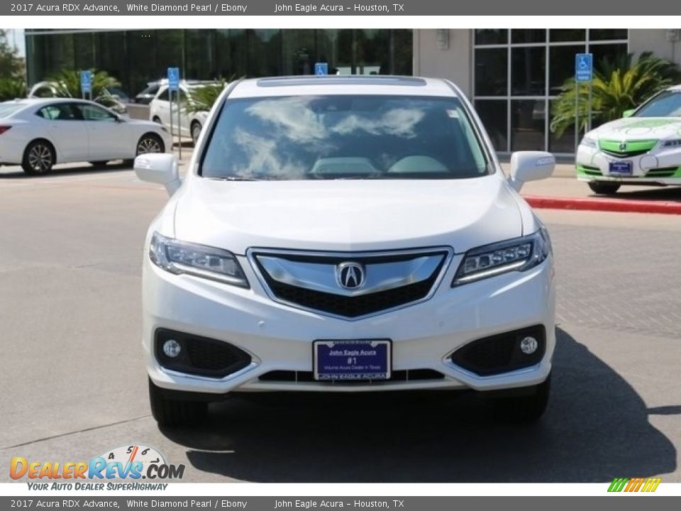 2017 Acura RDX Advance White Diamond Pearl / Ebony Photo #2
