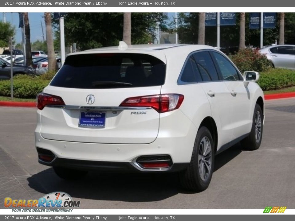 2017 Acura RDX Advance White Diamond Pearl / Ebony Photo #7