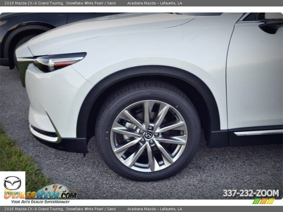 2016 Mazda CX-9 Grand Touring Snowflake White Pearl / Sand Photo #3