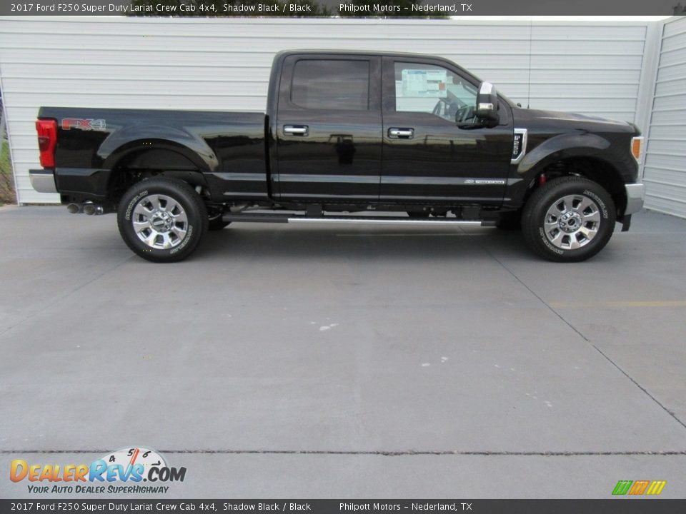 2017 Ford F250 Super Duty Lariat Crew Cab 4x4 Shadow Black / Black Photo #3