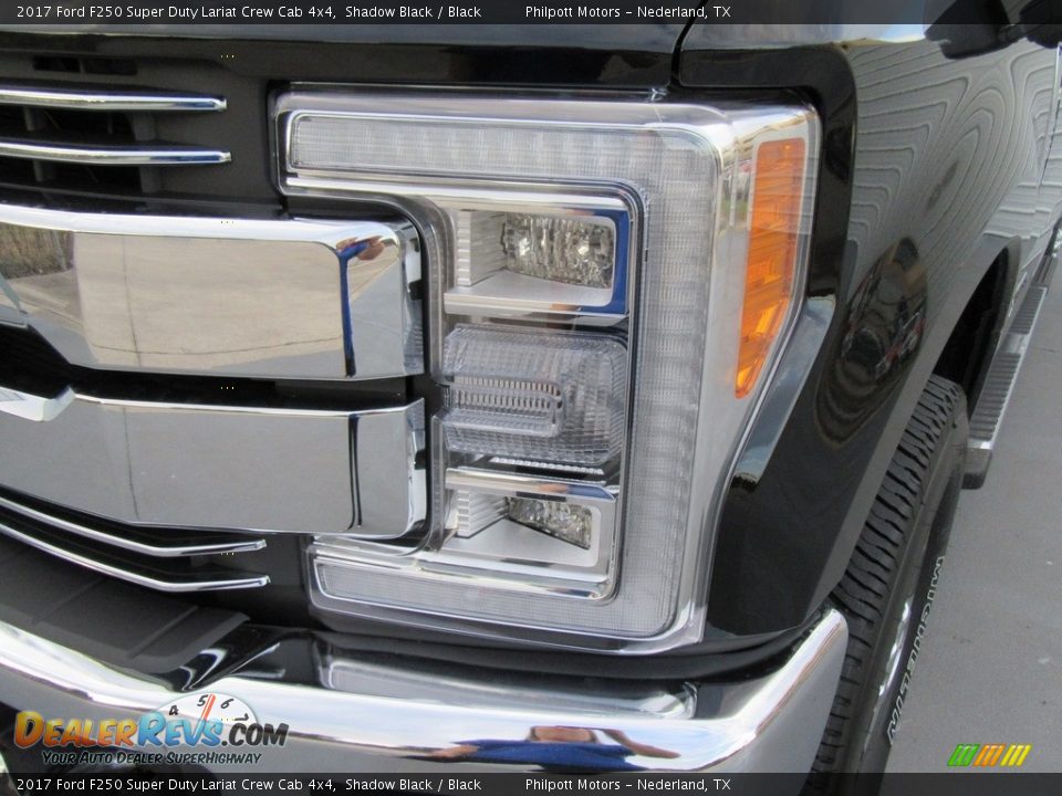 2017 Ford F250 Super Duty Lariat Crew Cab 4x4 Shadow Black / Black Photo #9