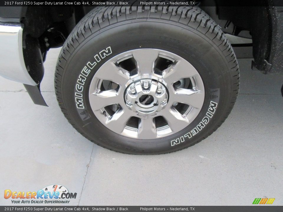 2017 Ford F250 Super Duty Lariat Crew Cab 4x4 Shadow Black / Black Photo #11
